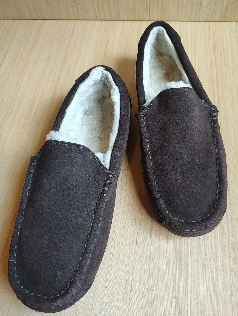 Koolaburra by UGG Tipton Slippers Men's Suede Brown Chocolate Size 10 Moccasins